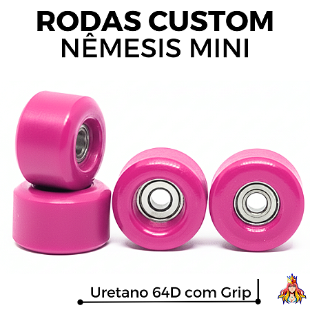 Rodas Custom Nêmesis "Mini'z" Soft Urethane 64D Pink