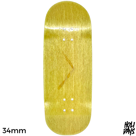 Deck Holidays 34mm - Discret Shape - High Mold - Natural Woods Soft Yellow