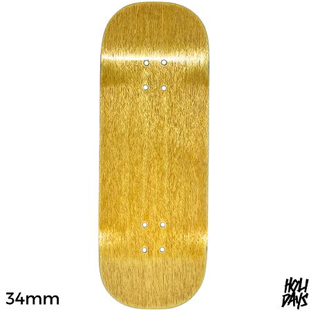 Deck Holidays 34mm - OG Shape - High Mold - Natural Woods Yellow