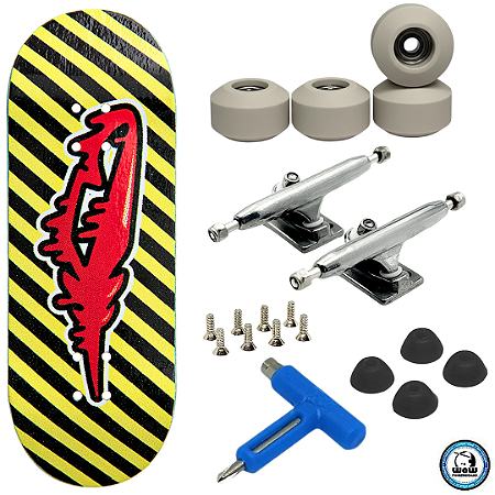 Fingerboard Importado Sulka 34mm - Trucks G4 - Rodas de Cerâmica com Grip