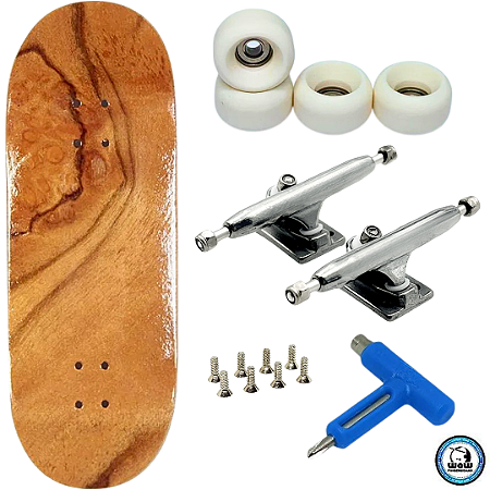 Fingerboard Premium WoW 33.5mm Rádica - Trucks Leefai G4 - Rodas Urethane PRO 65D