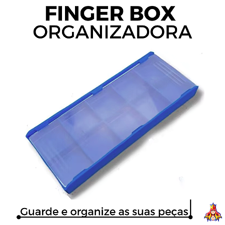 FingerBox Custom - Organizadora para Peças Fingerboard - cor Azul