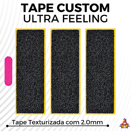 3x Tape Custom versão "Ultra Feeling" Texturizada 2.0mm