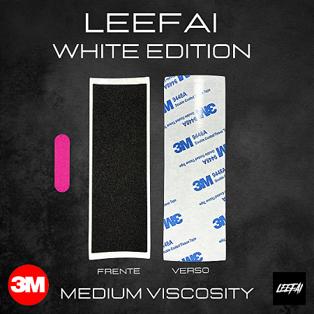 1x Tape Leefai "White Edition" - Adesivo Especial 3M - Média Viscosidade
