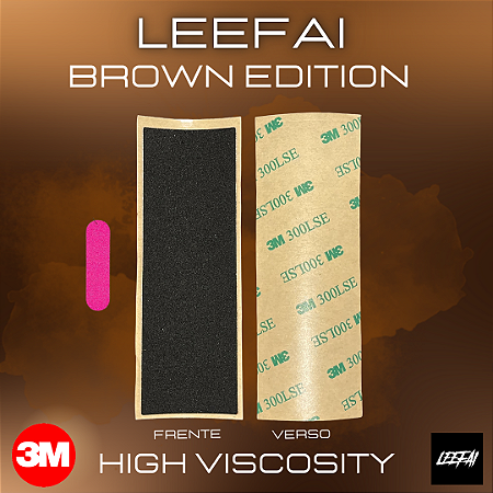 1x Tape Leefai "Brown Edition" - Adesivo Especial 3M - Alta Viscosidade