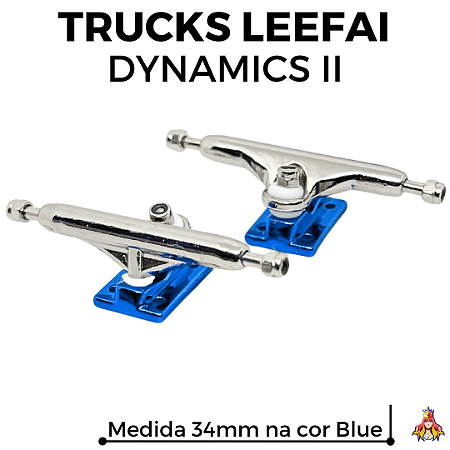 Trucks Leefai Dynamics II 34mm cor Silver & Blue