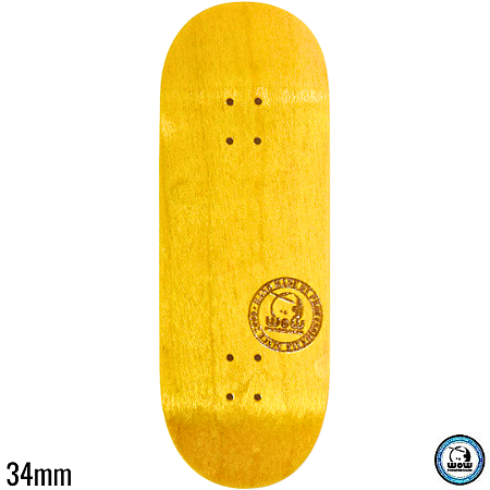 Deck WoW Color Logo - Yellow - Deep - 34mm