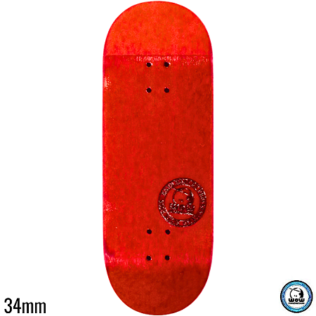 Deck WoW Color Logo - Red - Deep - 34mm