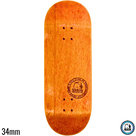 Deck WoW Color Logo - Orange - Deep - 34mm