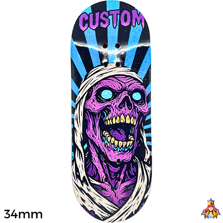 Deck Custom - Premium Series - 34mm - Zombie Wrap Blue (2026)