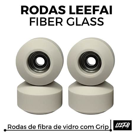 Rodas Leefai Fiber Glass 80D cor Off-White