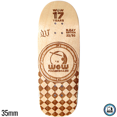 Deck WoW Engraved Series - BDAY 17 Years Special Edition - Bowl - Deep 35mm