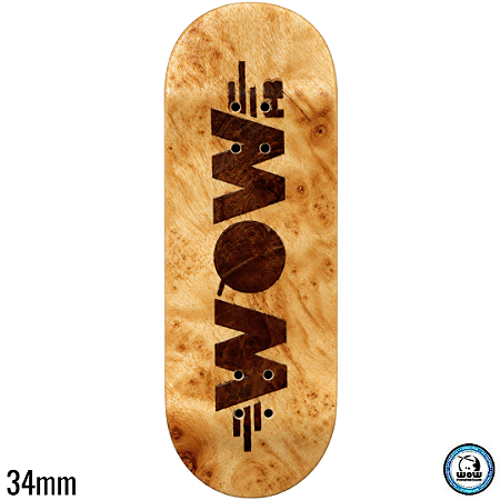 Deck WoW Split Ply Series - Logo WoW FB Brown Rádica Limited Edition - Deep - 34mm