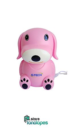 Inalador Compress G-TECH dog rosa