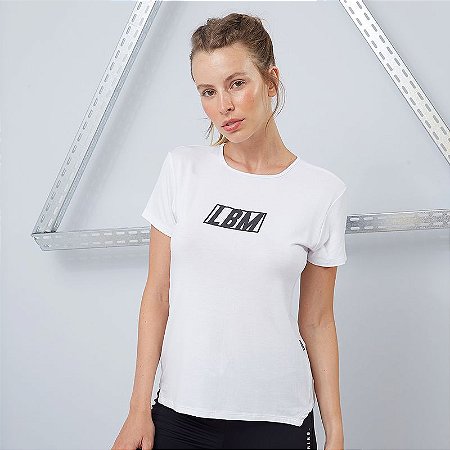 T-shirt Essentials Branco Labellamafia 21022