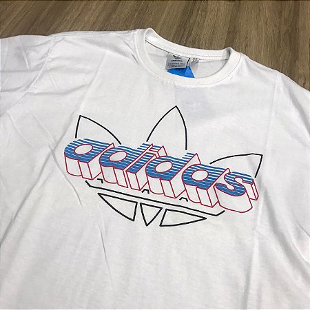 camiseta da adidas branca