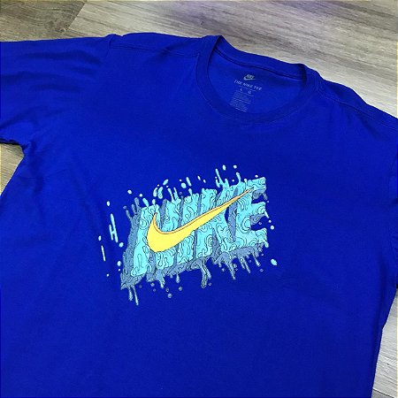 camiseta nike azul
