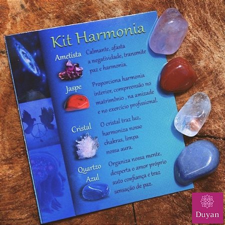 Kit de Cristais para Harmonia