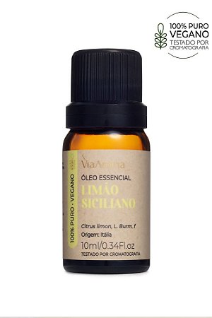 Óleo Essencial de Limão Siciliano - 10ml | Via Aroma