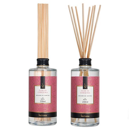 Refil para Difusor de Varetas Flor de Cerejeira - 250ml