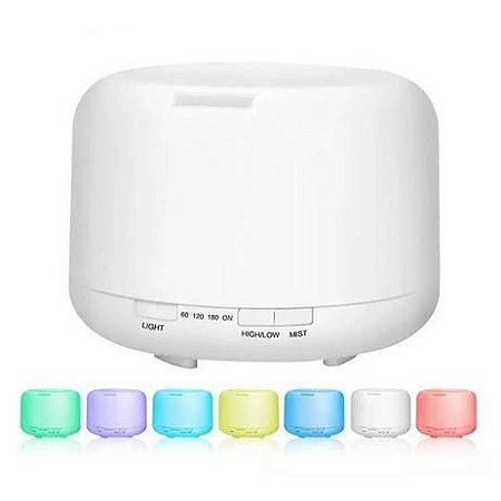 Difusor Aromatizador e Umidificador 300ml Ultrassônico Led