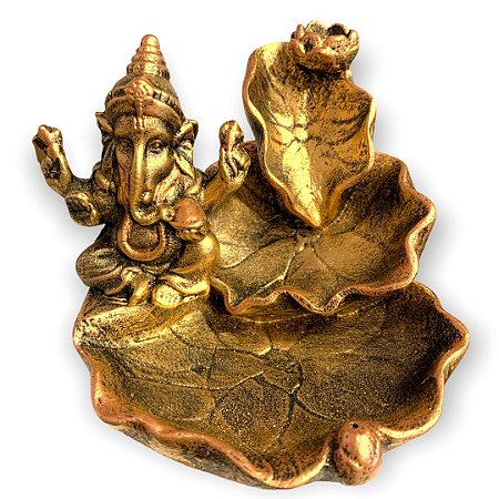 Incensário Cascata Ganesha Folha
