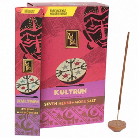 Incenso Massala Kultrun - Sete Ervas + Sal Grosso