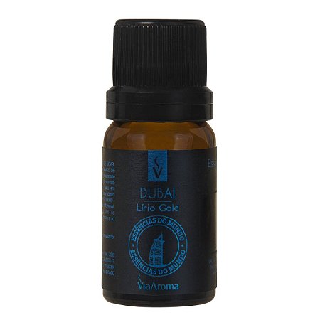 Essência Dubai, Lírio Gold (Essências do Mundo) Via Aroma - 10ml