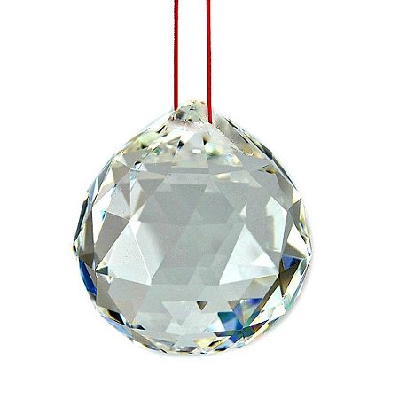 Esfera de cristal multifacetada 30mm Egípcia para Feng Shui - curas e correções