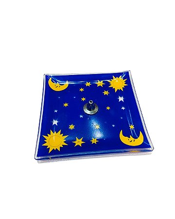 Incensário celestial azul 12 cm