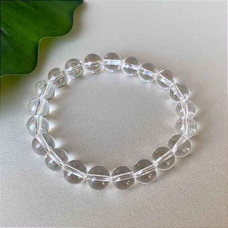 Pulseira de Quartzo Transparente