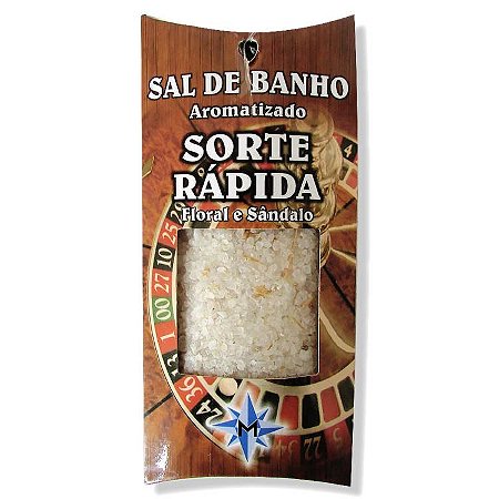 Sal de Banho Aromatizado com Ervas - Sorte Rápida: Floral e Sândalo