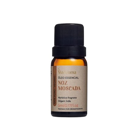 Óleo Essencial Noz Moscada Via Aroma - 5ml