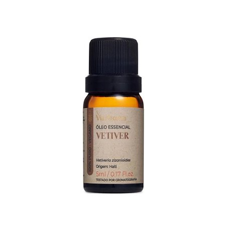 Óleo Essencial Vetiver Via Aroma - 5ml