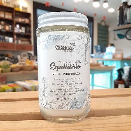 VELA PERFUMADA EQUILIBRIO- VEGETAL SPA-90G