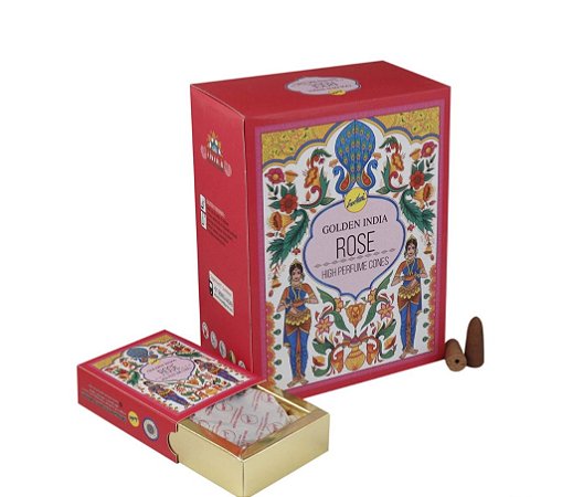 INCENSO CASCATA GOLDEN INDIA - ROSE