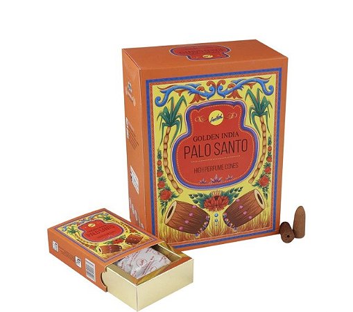 INCENSO CASCATA GOLDEN INDIA - PALO SANTO