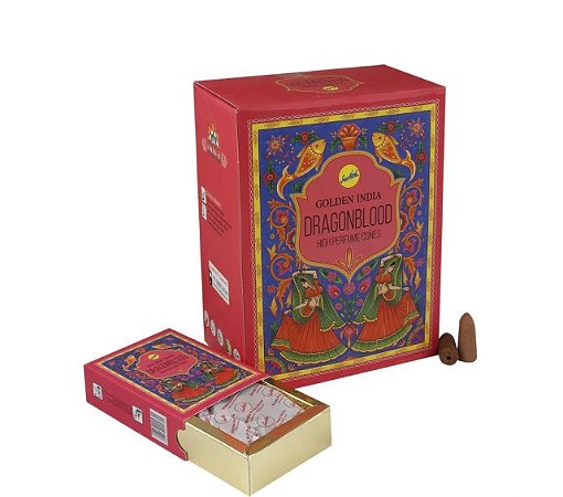 INCENSO CASCATA GOLDEN INDIA - DRAGON BLOOD
