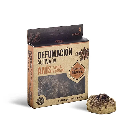 Incenso Linea - Pastilha de Defumação - Anís, Canela e Alecrim