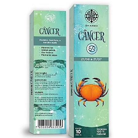 Incenso linha Zodíaco Dharma Signo de Câncer