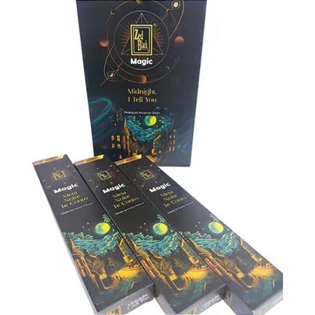 Incenso Massala Zed Black - Magic - Meia Noite Te Conto