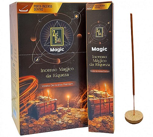 Incenso Massala Zed Black - Magic - Riqueza