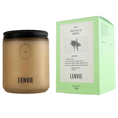 Vela Perfumada Matcha E Hinoki  190g