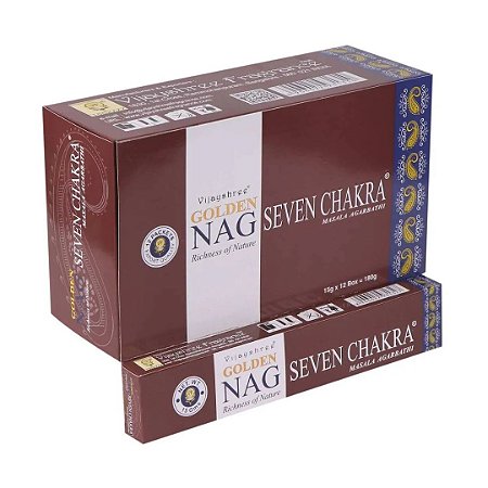 Incenso Golden Nag - Seven Chakras