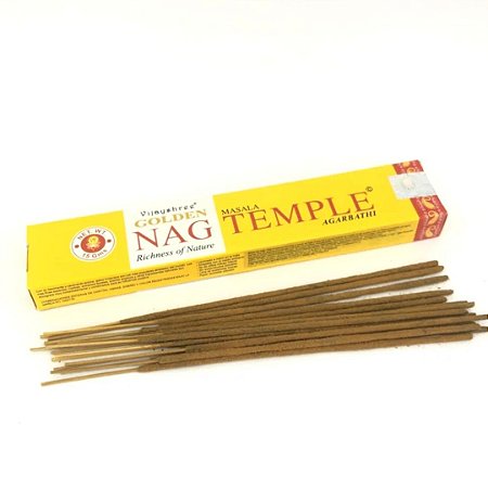 Incenso Golden Nag - Temple