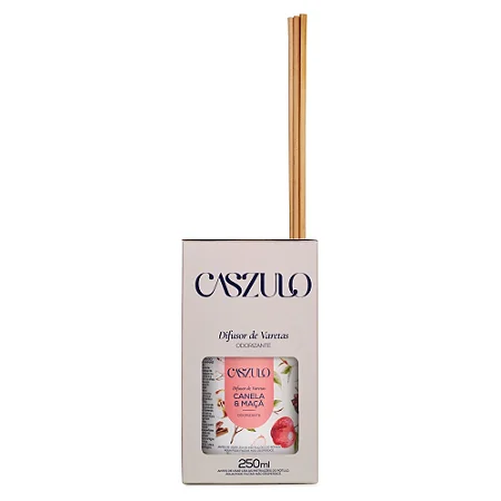 Difusor de Varetas Canela e Maçã Caszulo - 250ml