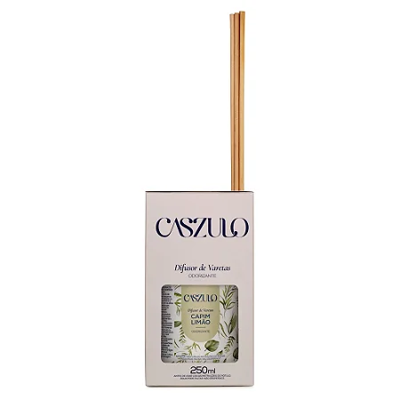 Difusor de Varetas Capim Limão Caszulo - 250ml