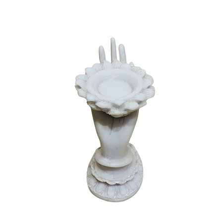Estatua Marmorite Mão - Porta Vela