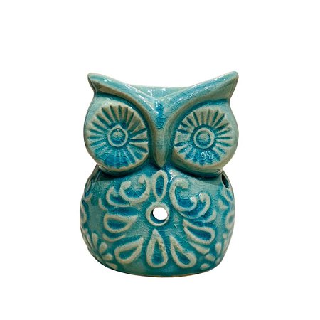 RECHAUD DE CERAMICA CORUJA VERDE