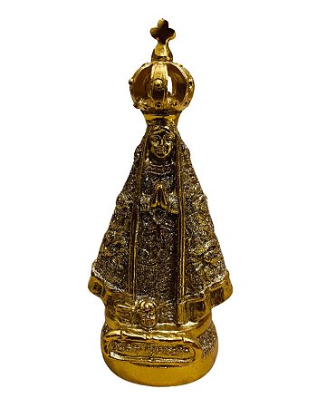 Nossa Senhora Aparecida - Milagre dos Peixes - Menor - Dourado